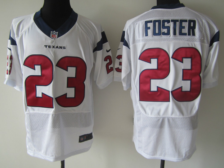 Nike Elite Houston Texans 23 Arian Foster jerseys in white
